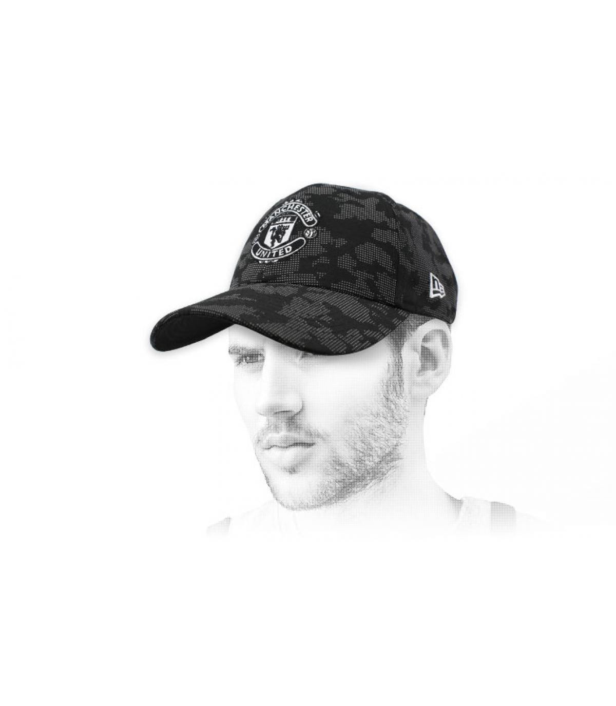 gorra Manchester camo Man Utd Reflect camo black gorra Manchester camo Man Utd Reflect camo black